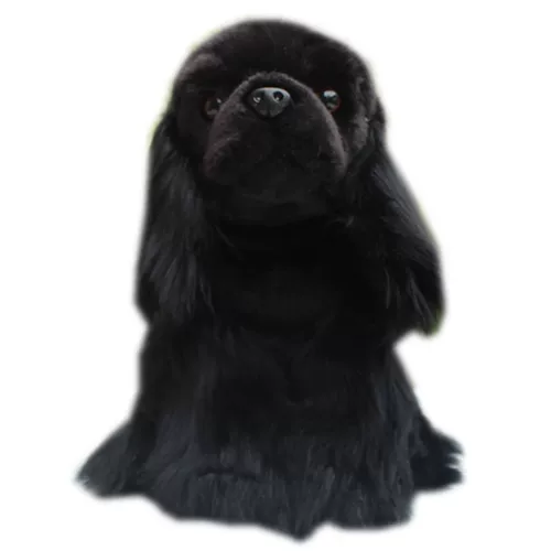 Плюшевая реалистичная черная игрушка, тряпичная кукла подходит для мужчин и женщин для друга