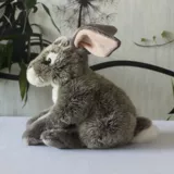Плюшевая реалистичная милая тряпичная кукла, игрушка, кролик подходит для мужчин и женщин для друга, кукла-кролик