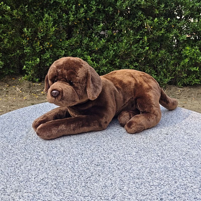 Simulated Labrador Doll Brown Puppy Plush Toy, Stuffed Toy Dog Doll, Gift for Men and Women Simulated Labrador Doll Brown Puppy Plush Toy, Stuffed Toy Dog Doll, Gift for Men and Women