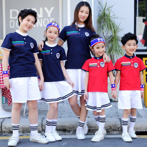Lanyang Bebe Summer School Uniforms New Primary And Middle School Students Short Sleeve Pure Cotton Banfu Sports Suit Kindergarten Garden Clothing