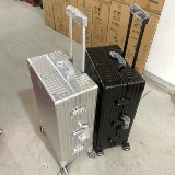 Металлический цельнометаллический универсальный чемодан, алюминиево-магниевый сплав, 26 дюймов, 24 дюймов, 28 дюймов, 30 дюймов