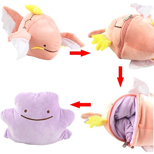 Трансформер, мультяшная плюшевая игрушка, подушка, тряпичная кукла, карп, подарок на день рождения