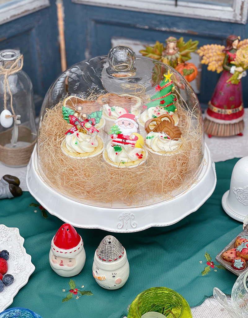 Торговая тарелка снеговика.