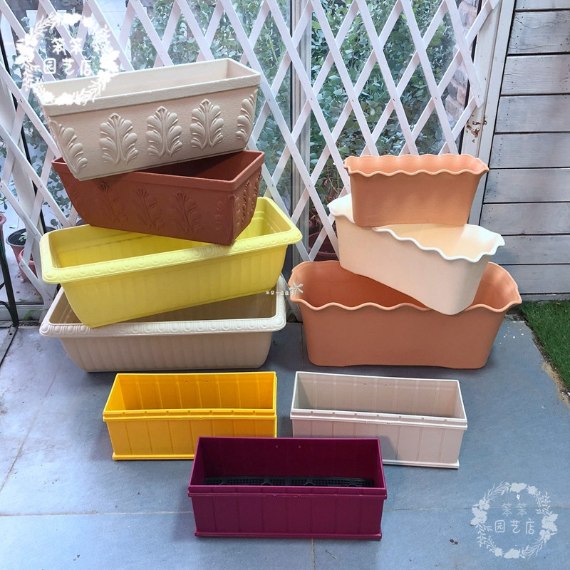 Купить Цветочный горшок Пластиковый прямоугольный цветочный горшок ...
