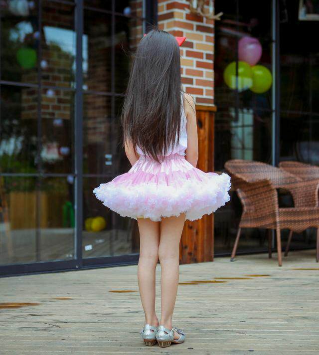 Jupe fillette en mousseline de soie - Ref 2052625 Image 39