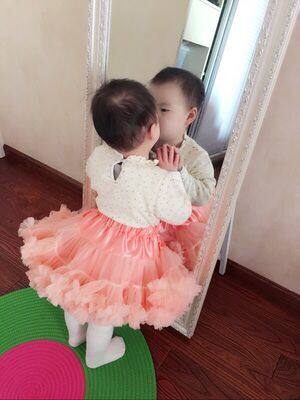 Jupe fillette en mousseline de soie - Ref 2052625 Image 77