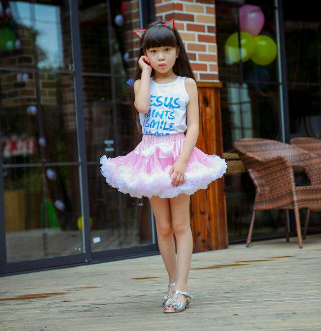 Jupe fillette en mousseline de soie - Ref 2052625 Image 41