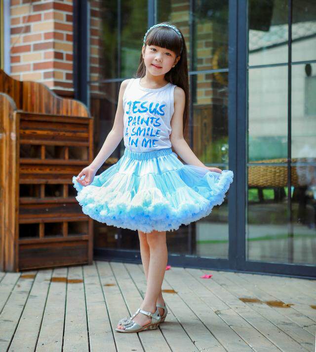 Jupe fillette en mousseline de soie - Ref 2052625 Image 43