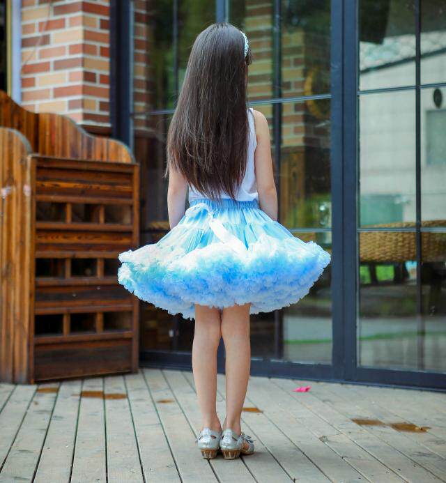 Jupe fillette en mousseline de soie - Ref 2052625 Image 44