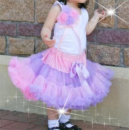 Jupe fillette en mousseline de soie - Ref 2052625 Image 58