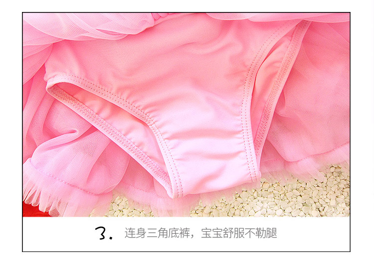 Công chúa bé gái chia nhỏ múa show Hàn Quốc váy bé gái bikini váy bé dễ thương đồ bơi trẻ em - Bộ đồ bơi của Kid đồ bikini cho trẻ em
