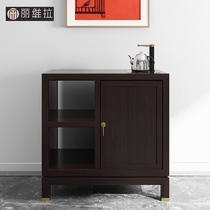 Tea Water Cabinet New Chinese Office Burn Water Jug Integrated Small Tea Desk Mobile Tea Side Cabinet Home Living Room Tea Making Furniture
