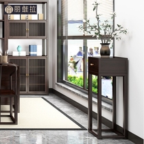 Solid Wood Flower Shelf Chinese Style Home Living Room TV Cabinet Next To Antique Flowers Several Interior Shelve Bonsai Shelf Furniture