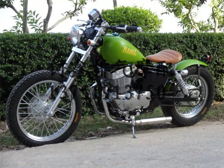 Motorcycle cruise Prince closed Son 250 ca250 Earth Eagle King modified vintage exhaust pipe