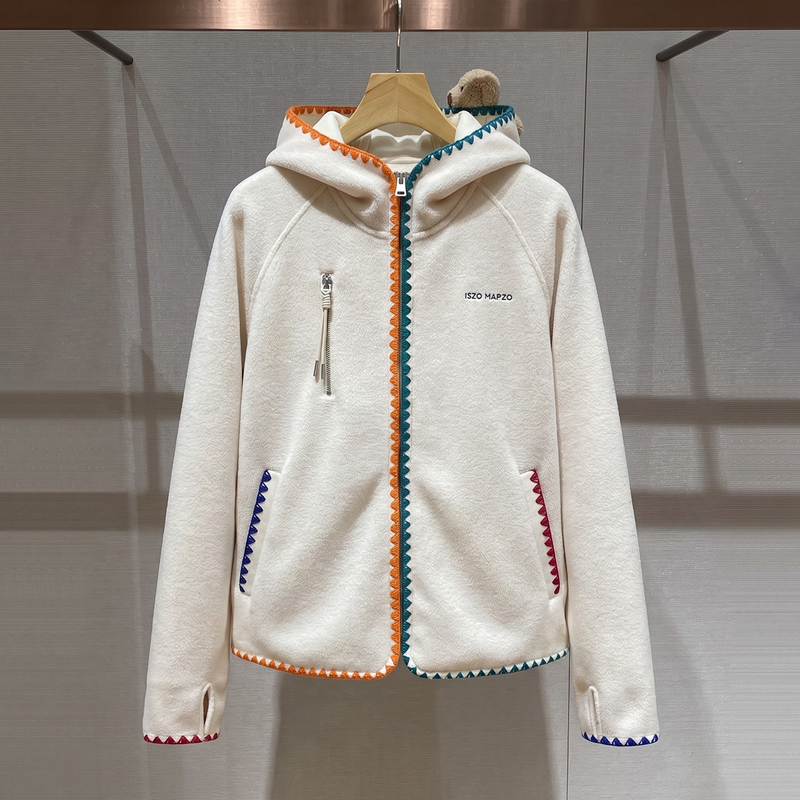Shenzhen Nanyou High-End Women's Clothing 2026 Autumn New Fleece Shell Embroidery Jacket with Raglan Sleeves for Women Shenzhen Nanyou High-End Women's Clothing 2026 Autumn New Fleece Shell Embroidery Jacket with Raglan Sleeves for Women
