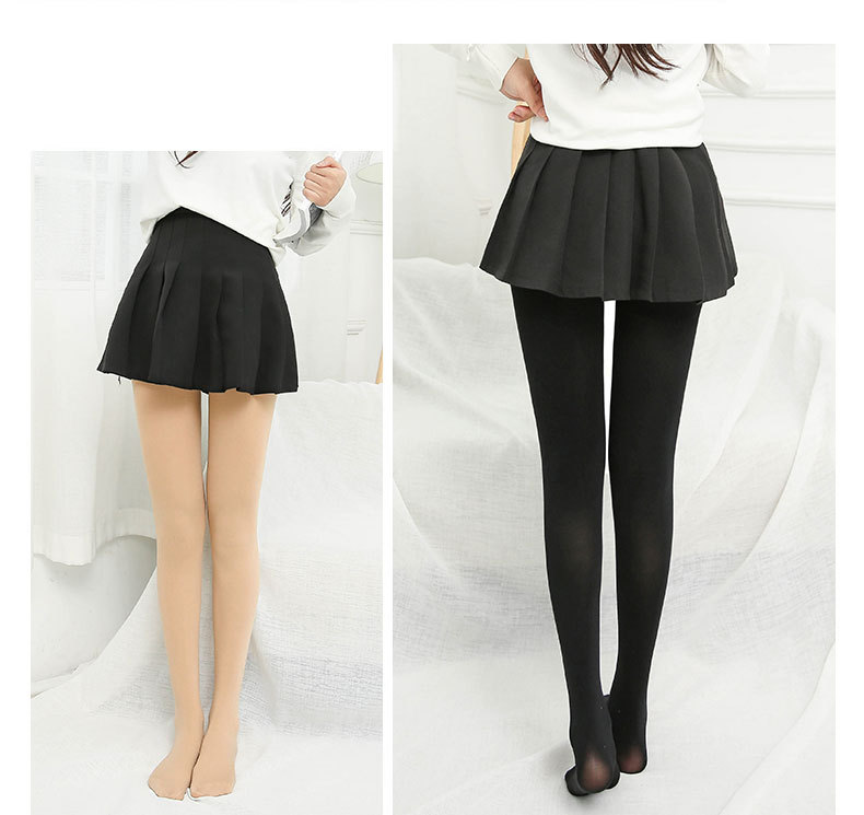 Mùa xuân và mùa thu áp lực quần chân định hình quần legging màu da mỏng quần vớ vớ bếp nịt tất nữ chống quần lụa quần tất trắng