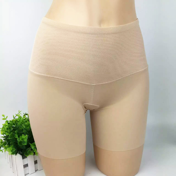 Foreign trade original single belly safety pants 2019 spring and summer body shaping boxer women's anti-light high waist seamless underwear