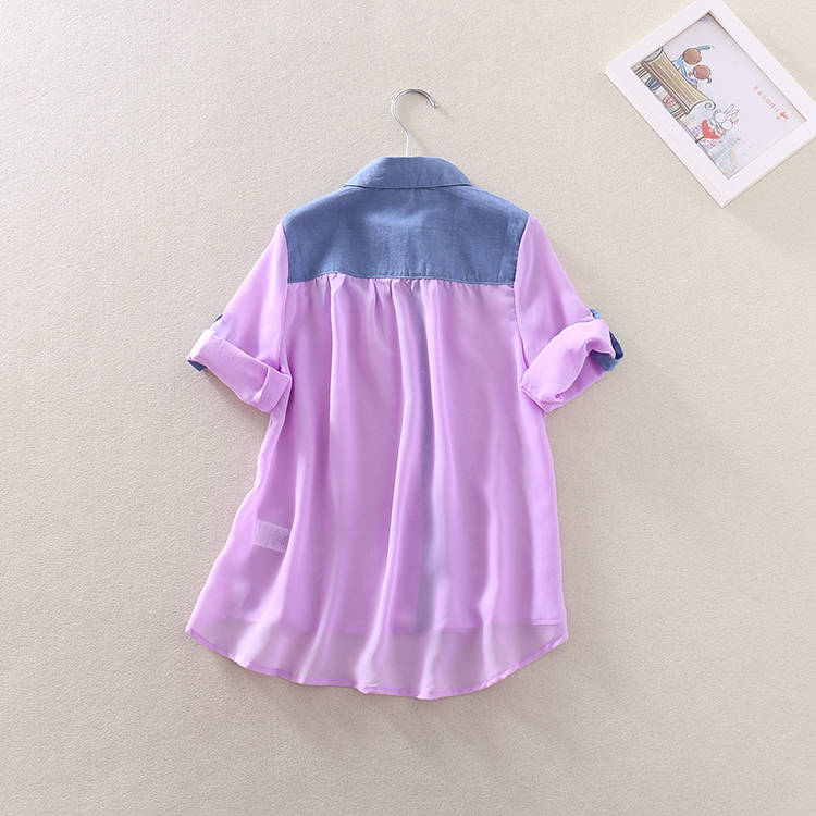 Chemise fille à manche longue - Ref 2086253 Image 9