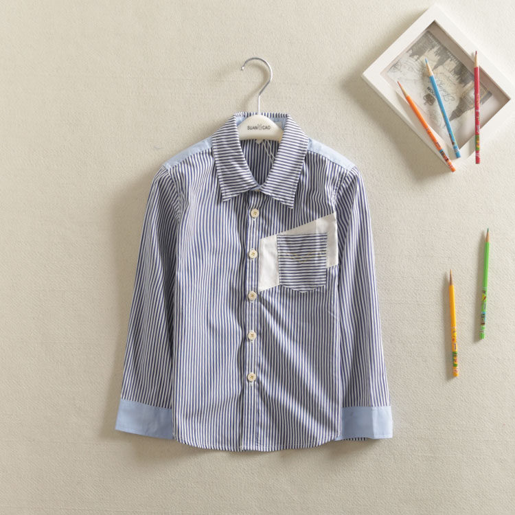 Chemise garcon à manche longue - Ref 2079296 Image 5