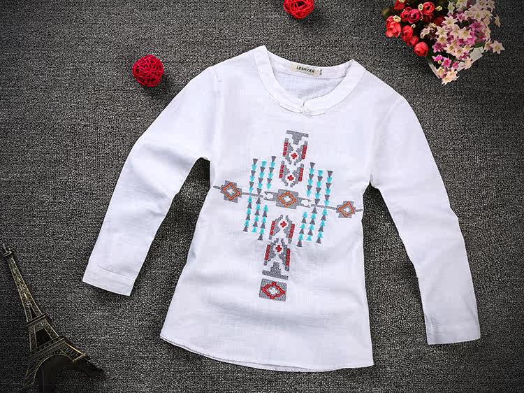 Chemise fille à manche longue - Ref 2087079 Image 8