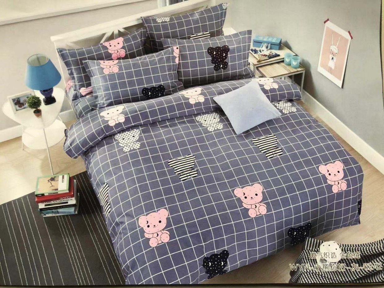 Chải vải bông trẻ em bông phim hoạt hình bé chăn vườn ươm bé chăn - Quilt Covers bộ chăn ga gối đệm cưới