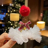 Фиолетовая золотая кружева рождественская шляпа