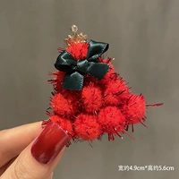 Мяч красный рождественский елка