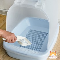 Cat litter Basin fully enclosed extra-large deodorant cat toilet pine double-layer cat sand basin cat litter bowl cat supplies