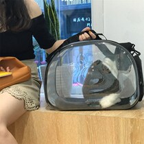Cat bag pet bag Cat out carrying case transparent space cat cage dog bag breathable cat bag cat backpack