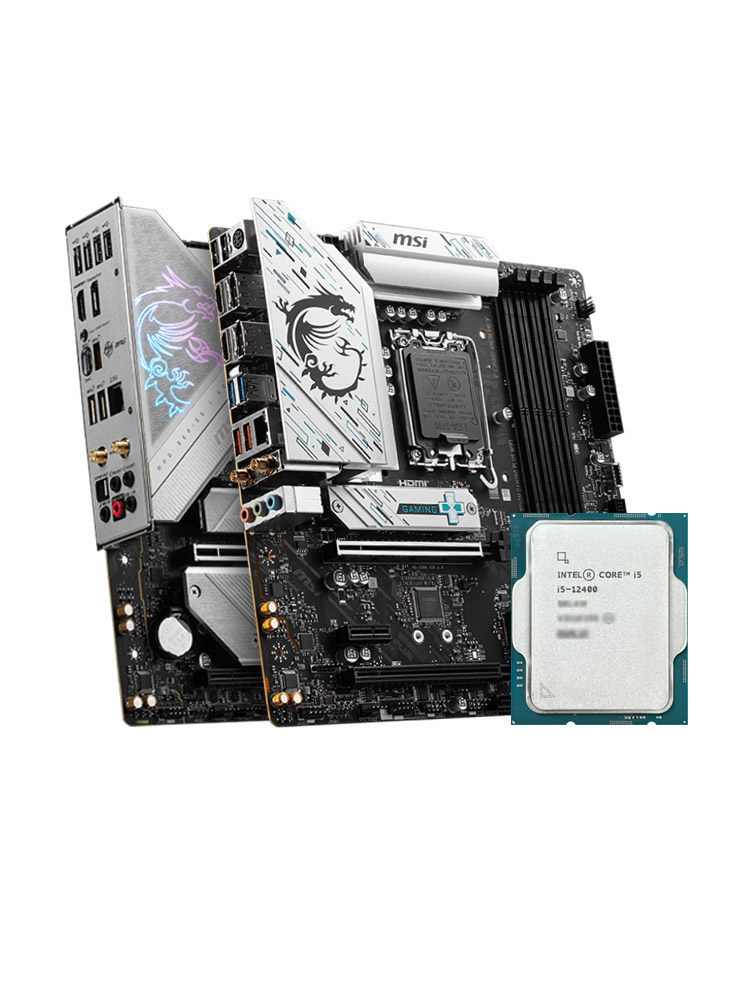 Intel I5 12400/13400/14400 Loose Chip with Msi H610/B760 Computer Motherboard Cpu Set