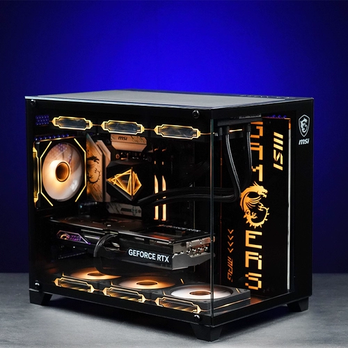 Комнатный компьютер MSI с видом на море RTX5060Ti настольный бесстрашный контрактный сборочный станок своими руками