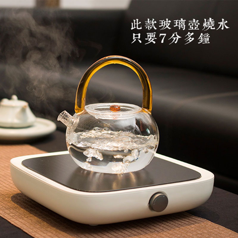 Three fully automatic home cooked the electric TaoLu boiled tea, the tea stove suit refractory glass pot of boiled tea kettle