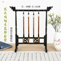 Wenchang Pen Student Book Room Desk Peach Wood Juju Cassera Swing Piece Pendant bedroom Decorative Gift Crafts Genuine Sculpture shelf