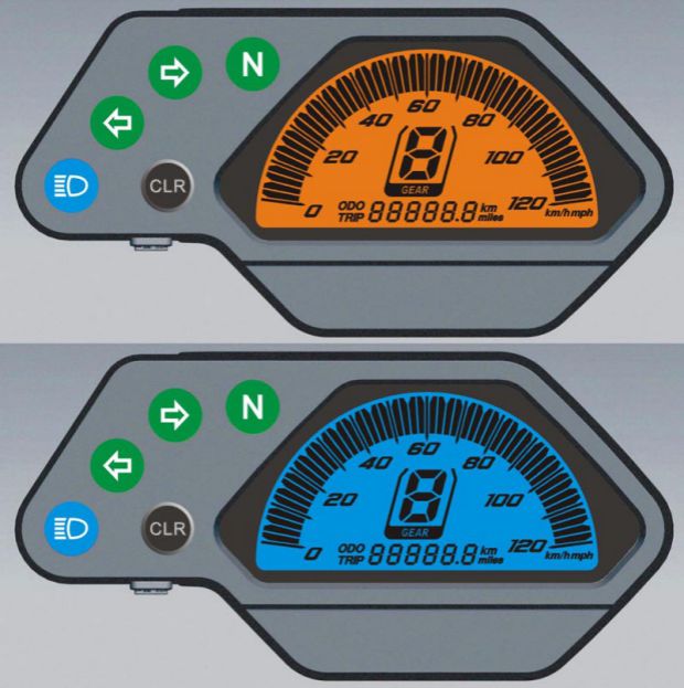 Honda 150 bộ phận sửa đổi xe máy CBR150 cbr250 dụng cụ bảng mã lắp ráp con trỏ sáng bảng đầu máy - Power Meter đồng hồ xe máy wave