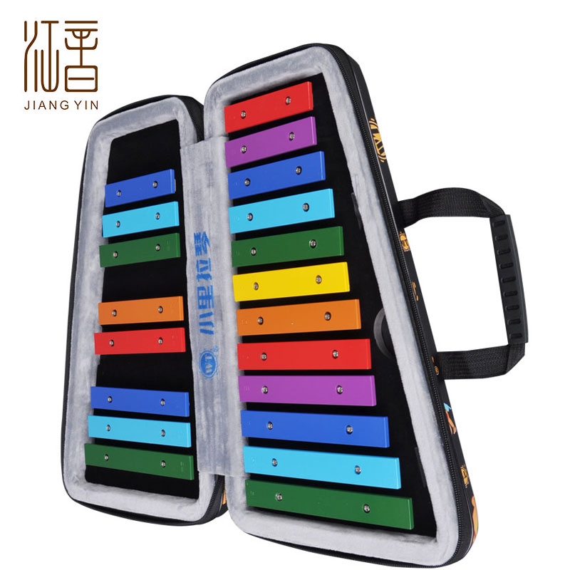 Jiangyin chilio 20-tone practice playing a beginner percussion instrument portable children's carillon