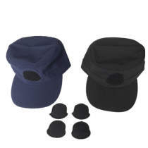 Summer black speed dry as a training suit hat dark blue breathable male and female security duck tongue cap speed dry duty cap