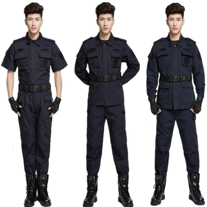 Hidden Green Black Mesh Summer Long Sleeve Short Sleeve Combat Training Suit Autumn Winter Security Duty Training Suit Plus Hypertrophy