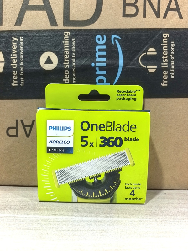 Philips Oneblade Pro360 Small T-Blade Replacement Blade Set Qp437 Qp230 Upgraded Version