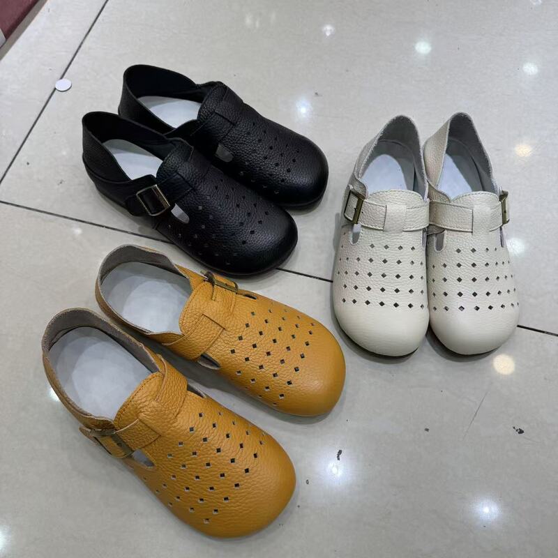 6.9 (No Returns, No Exchanges) Genuine Leather, Two-Layer Breathable Shoes, Runs a Half Size Small, Recommend Sizing up One Size