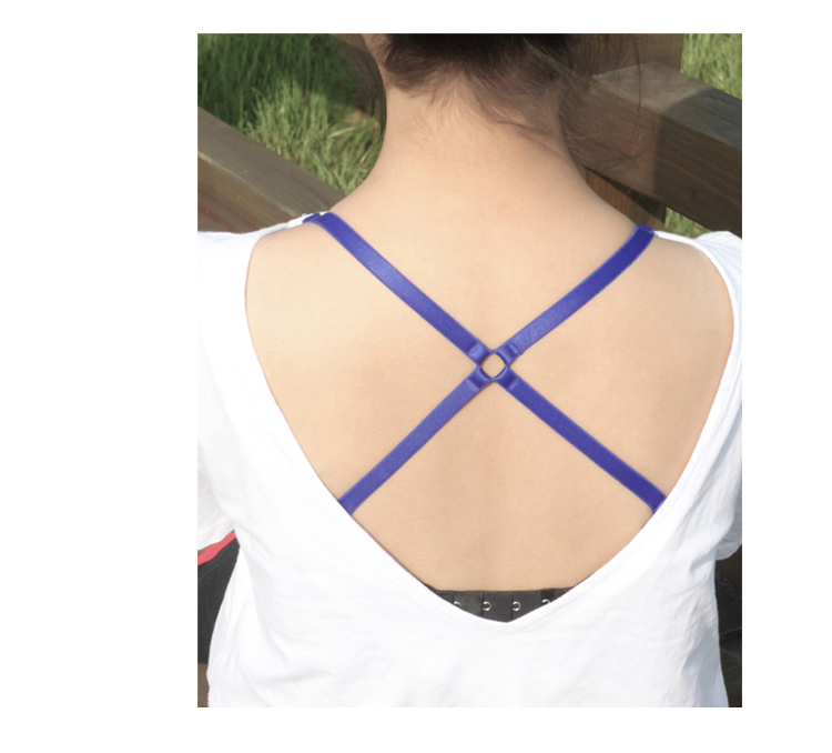 Mới qua đồ lót dây đai điều chỉnh chống trượt sexy vẻ đẹp backless trở lại điều chỉnh 2.0 rộng móc dây đeo áo ngực