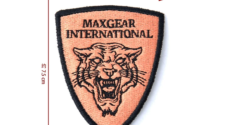 MacGyver Tiger Thêu Magic Sticker Ngoài trời Chiến thuật Ba lô Sticker Quân đội Fan Cá tính Băng tay Morale Chương Vải