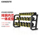 Gym pure steel one-piece men's rubberized dumbbells
