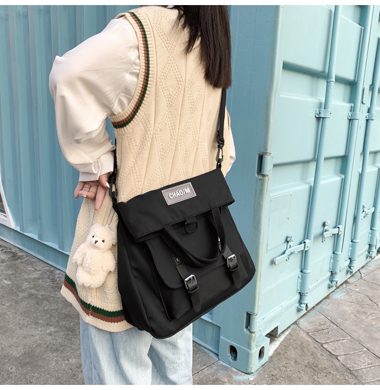 balo da đẹp cho nữ BuyU Dark Fragrance Backpack Nữ chống nước thiêu đốt Hàn Quốc Ulzzang Lar ba lo thoi trang ba lo thoi trang