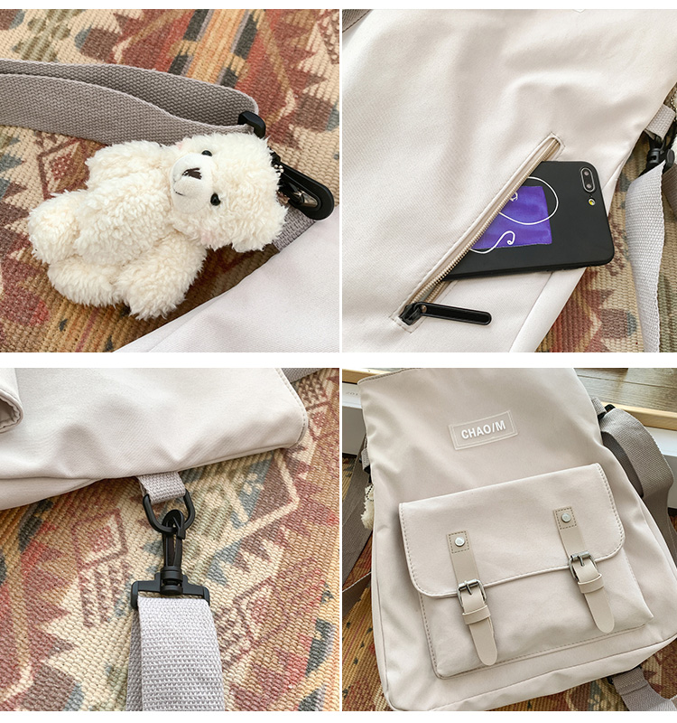 balo da đẹp cho nữ BuyU Dark Fragrance Backpack Nữ chống nước thiêu đốt Hàn Quốc Ulzzang Lar ba lo thoi trang ba lo thoi trang