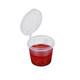 Disposable conjoined sauce box small condiment cup with lid soup bowl chili oil dipping passion fruit packaging box round P2