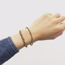 Sui Tibet ethnic style jewelry male Lady Tibetan nine-way diamond knot hand rope original design five-color rope bracelet