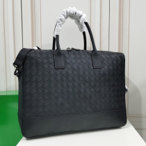 New leather weaving briefcase for fetal leather handbag mens skinny bag for business leisure mens bag