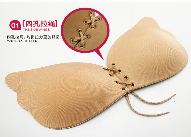 Áo ngực vô hình dán váy cưới tập hợp dày chống trượt trên hỗ trợ ngực lớn phần mỏng kích thước lớn bộ sưu tập phó sữa chống chảy xệ áo ngực nhỏ áo lót mặc áo dài