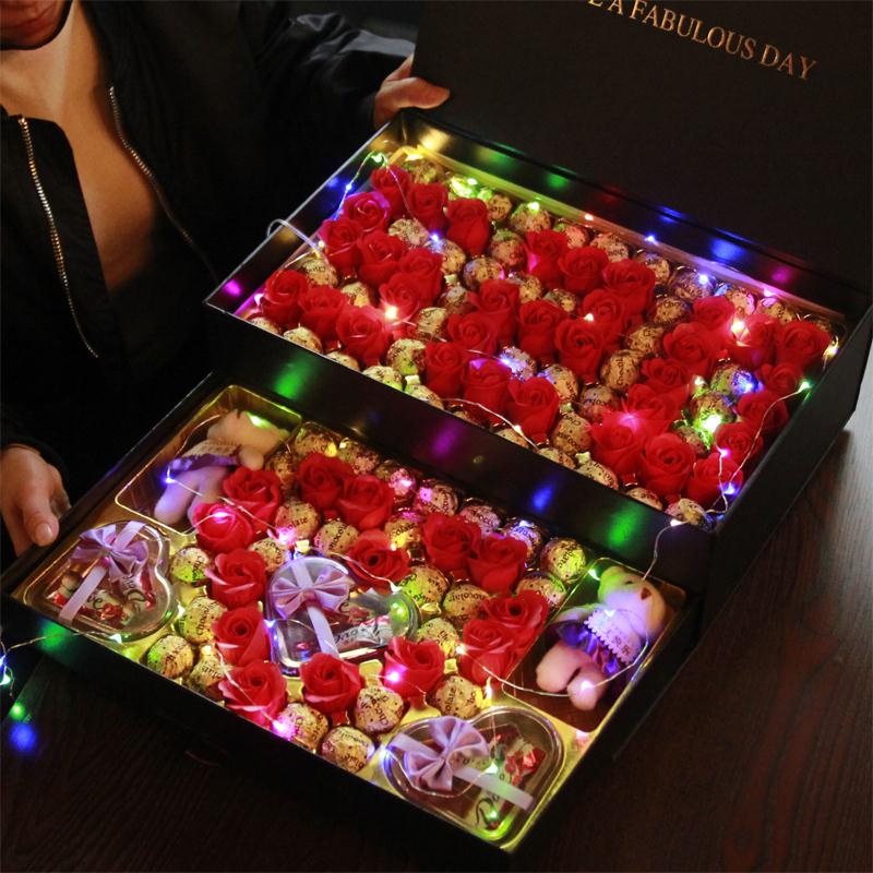 Gift box 520 confession romantic birthday gift men and women friends Mid-Autumn Festival gift