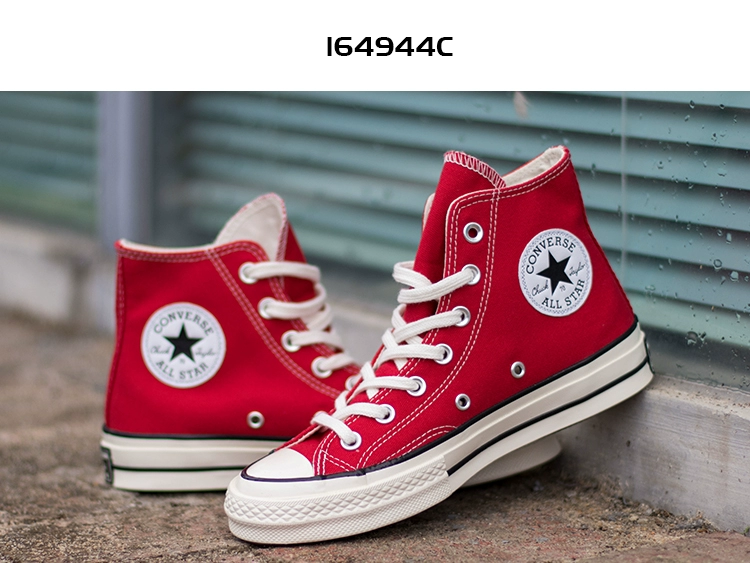 Converse CONVERSE 1970S cao lê hoa màu xám đá xám giày nam giày nữ giày vải giày 164946C - Plimsolls